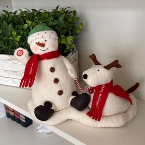Hallmark Holiday 2004 Jingle Pals Animated Singing Snowman Dog “Snow What Fun”